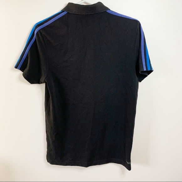 🌴 3/$40 🌴Adidas black and blue very nice polo! - Picture 3 of 5